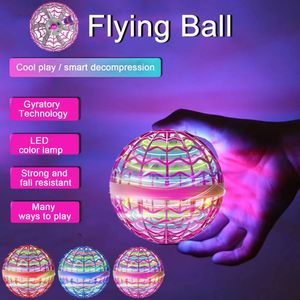 ElectricRC Vliegtuigen Originele Flying Ball Spinner Boemerang Magie en LED-verlichting Zweven Helikopter Speelgoed Jongens en Meisjes Kerstcadeau 230210