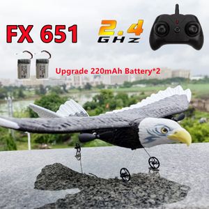 ElectricRC Vliegtuigen RC EPP Vliegtuig 405mm Spanwijdte Eagle Vliegtuigen 2.4G Radio Control Afstandsbediening Hobby Zweefvliegtuig Schuim Jongens Speelgoed voor Kinderen 230323