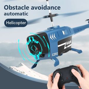 ElectricRC Aircraft Rc Helicopter 3.5Ch 2.5Ch Plane 2.4G Helicopters for Adults Obstacle Avoidance Electric Airplane Flying Toys Boys 230202