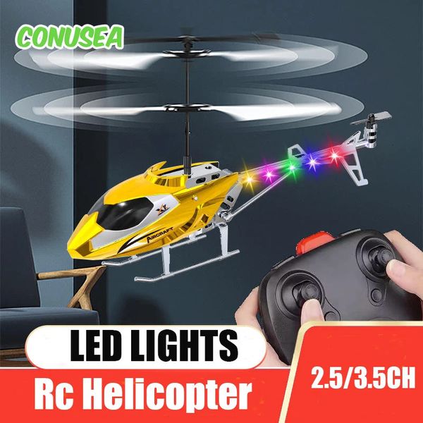 ElectricRC Avión Rc Avión 2535Ch Radio Control Helicóptero Avión remoto Mini Ufo Drone Juguete para niños Niño Regalos de cumpleaños 231114