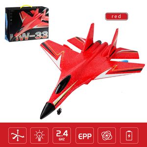 ElectricRC Vliegtuigen RC Afstandsbediening Vlucht Model Vechter 24G Hobby EPP Schuim Speelgoed kinderen Geschenken 230712