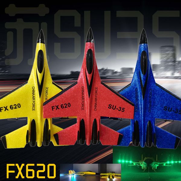 ElectricRC Aircraft RC SU-35 Plane 2.4G Radio Glider Control remoto Fighter Airplanes Juguetes de espuma para niños Boy Regalo de cumpleaños 221104