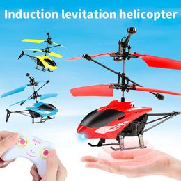 Electricrc Aircraft Suspension RC Helicopter Drop-Resistant Induction Suspension Aircraft Toys Kids Toy Gift for Kid 230821