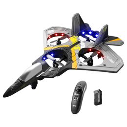 Electricrc Aircraft V17 RC Remote Control Airplane 2.4G 6CH Remote Regel Fighter Fighter Hobby Plane Glider Airplane Epp Foam Toem Toam Toys RC Drone Kids Gift 230417