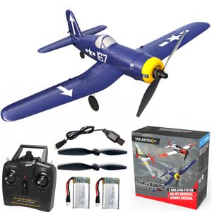 ElectricRC Vliegtuigen Volantex F4U RC Vliegtuig Onekey Aerobatic 24G 4CH EPP Schuim 400mm Spanwijdte Afstandsbediening Vliegtuig Vechter 7618 230607