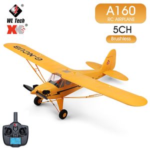 ElectricRC Aircraft Wltoys XK A160 RC Airplane 5CH 2.4G Radio Control remoto Aircraft 650mm Wingspan 3D6G Brushless Motor Plane Juguetes para niños 230626