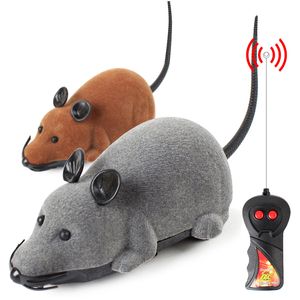Animaux électricrc 3 couleurs de souris jouet de chat sans fil télécommandation de télécommande PET S souris de rat électronique interactif Pluch RC pour chaton 221201