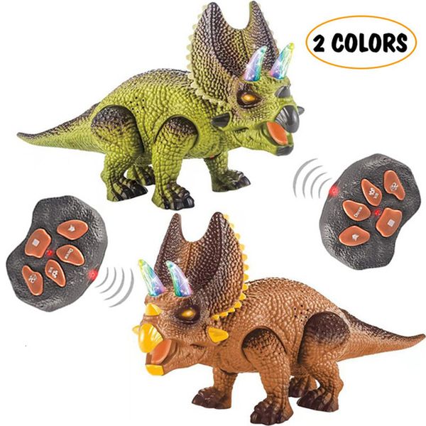 Animaux électriques Animaux électroniques Télétéopitace Dinosaur Toy Kids Puzz pour garçons Girls Children's Toys with Music 230812
