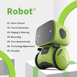 ElectricRC Animaux Emo Robot Robots Intelligents Danse Commande Vocale Capteur Chant Danse Répétition Jouet pour Enfants Garçons et Filles Talkking 230807