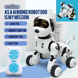 ElectricRC Dieren Plezier Elektrisch Zingen Kinderen Afstandsbediening Speelgoed voor Jongens Meisje Robot Hond Intelligente Sensing Machine RC Kinderen Puzzel Huisdier 231114