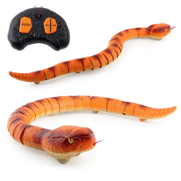 Electricrc Animals infrarouge RC Snake Electric Remote Control Python Kids Toy Gift 230812