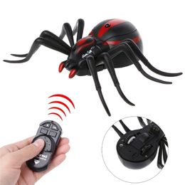 Electricrc Animals Infrared RC Toy Remote Control Realistic Mock Fake Spider Prank Tricky Jock Halloween Gift 220914