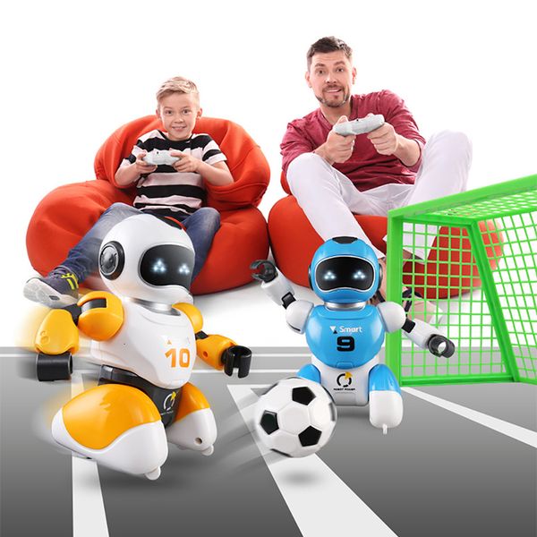 ElectricRC Animaux Mini RC Football Robot Deux Joueurs Bataille Dessin Animé Jouets Électriques Musique Danse Chant Amusant Jeu Simulation Cadeaux pour enfants 230906