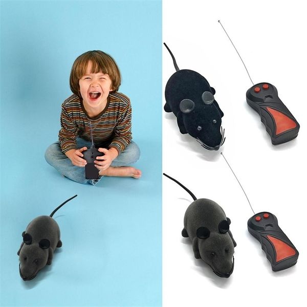 ElectricRC Animales Ratón Juguetes Inalámbrico RC Ratones Gato Juguetes Control remoto Falso Ratón Novedad RC Gato Divertido Jugando Ratón Juguetes Para Gatos Gota 220914