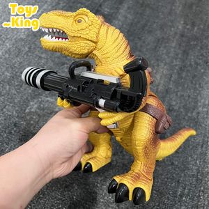 ElectricRC Animals RC Dinosaurs Control remoto Robot Animal con S Gun Walking Battle Dinosaur Máquina eléctrica para niños Juguetes para niños Regalos 230613