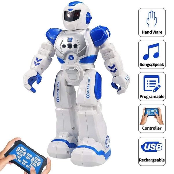 Electricrc Animals RC Smart Gesture Sensor Robot de baile Programable Inteligente Sing Electric Sing Remote Control Educativo Robotics Humanoide Toys 230807