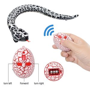 ElectricRC Animaux Télécommande Serpent Et Oeuf Crotale Animal Trick Terrifiant Méfait Jouets Rechargeable Drôle Blague Cadeau Pour Enfants 220913