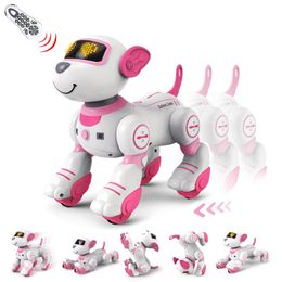 ElectricRC Animaux Robot Chien Stunt Marche Danse Électrique Pet DogRemote Control Magic Pet Dog Toy Intelligent Touch Remote Control 231115