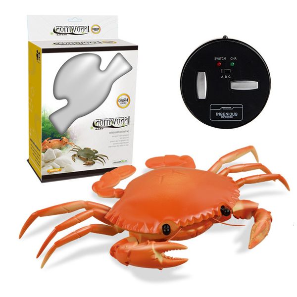 ElectricRC Animaux Simulation RC Animal Insecte Infrarouge Électrique Télécommande Crabe Enfants Jouet Anniversaire Nouveauté Cadeau 230801