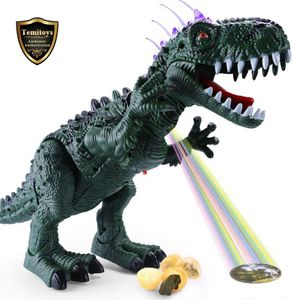 ElectricRC Dieren TEMI Elektrische dinosaurussen Geluid Licht Speelgoed Opgraving Robot Jurassic T Rex Educatief speelgoed voor kinderen Jongens 230922