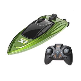 ElectricRC Boats 24GHz RC Speedboot Hoge LED-lamp Waterdichte elektrische afstandsbediening Schip 231010