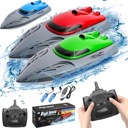 ElectricRC Boats 806 20kmh RC Bateau 4 Canaux Électrique Télécommande Hors-Bord 2.4GHz Haute Vitesse Racing Navire Modèle Jouets Étanche RC Bateau Jouets 230705