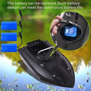 ElectricRC Boats D13 RC Bait avec 3 batteries Double moteur Fish Finder Navire Télécommande 500m 15kg Charge lourde Outil de pêche Jouets 230325