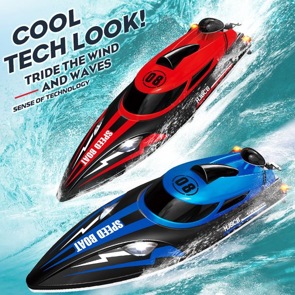 ElectricRC Boats est 24G HJ808 HJ813 HJ815 Bateau de vitesse de course télécommandé à grande vitesse Bateau électrique RC étanche à grande vitesse 230906