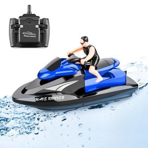 ElectricRC Boats Rapid Rc Boat 24G Télécommande Bateau à Moteur 20KMH Moteur Brushless Haute Vitesse Électrique Modèle Eau Jouets 230325