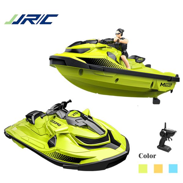 ElectricRC Boats Summer Beach Play Water Toys 2.4G RC Bateau à moteur Eau Speedboat Yacht Dirigeable Étanche Électrique Enfants Jouet Bateau 230602