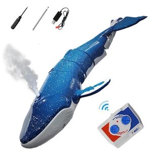 ElectricRC bateaux mise à niveau piscine jouets télécommande requin baleine RC bateau eau pour enfants âge 812 extérieur 230616