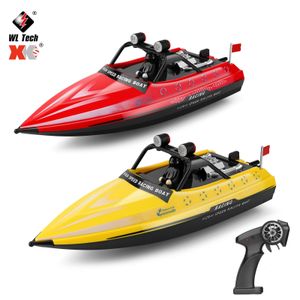 Bateaux électriques WLtoys WL917 RC bateau 24GHz télécommande Jet 16kmh jouet cadeau pour enfants adultes garçons sac de rangement paquet 230906