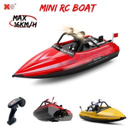ElectricRC Boats Wltoys XKS WL917 RC Boat 24G Télécommande Water Jet Thruster Pvc Electric Speedboat 917 Mini Toy Gift for Boy 230724