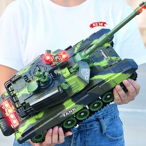 Electricrc Car 1 12 Big RC Tank speelgoed Crosscountry Tracked Remote Control Vehicle Charger Battle Hobby Toys For Boys Children Children Gifts 230325