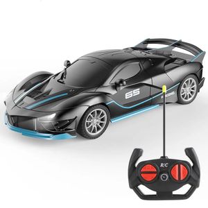 ElectricRC Car 1 18 4 canaux RC voiture avec lumière LED 2.4G Radio télécommande voiture de sport voiture de dérive à grande vitesse garçons jouets pour enfants cadeau 231124