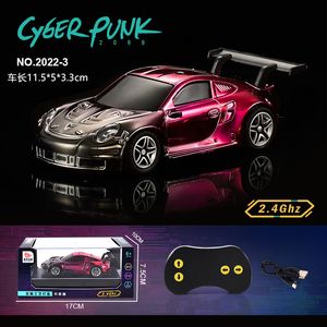 ElectricRC Car 143 Super Small Mini Goldplated Racing Light Pocket Control remoto 24G Modelo 230630