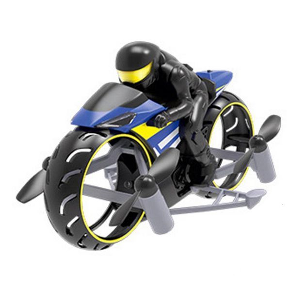 ElectricRC Car 24GHz RC Moto 2 en 1 Land Air Flying Motos Drone Jouets avec 360 degrés de dérive de rotation électrique pour les enfants 230419