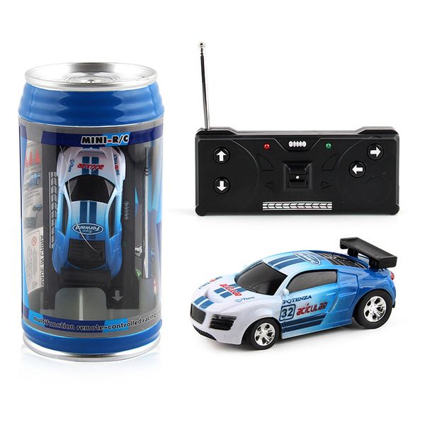 ElectricRC Car 6 couleurs RC Car Can Box Car Creative Mini RC Car Radio Télécommande Lumière Micro Racing Car Jouets pour enfants 230906