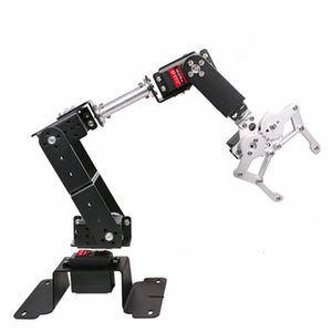 Electricrc Car 6 DOF Robot Manipulator Metal Alloy Mechanical Arm Clamp Claw Kit MG996R KS3518 voor Arduino Robotic Education 230325