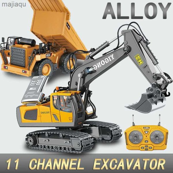 Electricrc Car Mini Excavator Childrens Tamin RC RC Truck Cart Tyt Utilisé pour les garçons de construction