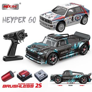 ElectricRC Car MJX Hyper Go 1430114302 Brushless RC Car 24G 114 Télécommande Pickup 4WD Highspeed Offroad ESC Drifting Vehicle Boy Toys 230729