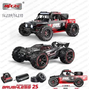 ElectricRC Car MJX Hypergo 14210 14209 RC Racing Pickup Brushless Télécommande 114 OffRoad Drifting HighSpeed Truck Toys Modèle 230630