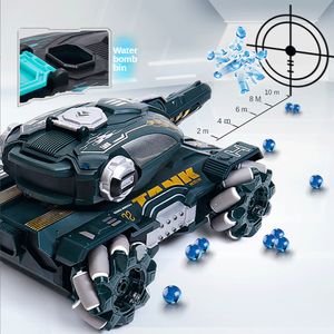 Electricrc Car RC Car Children Toys for Kids 4WD Remote Control Car RC Tank Gebaar Gecontroleerd waterbom Elektrisch gepantserd speelgoed voor jongens Gift 230705