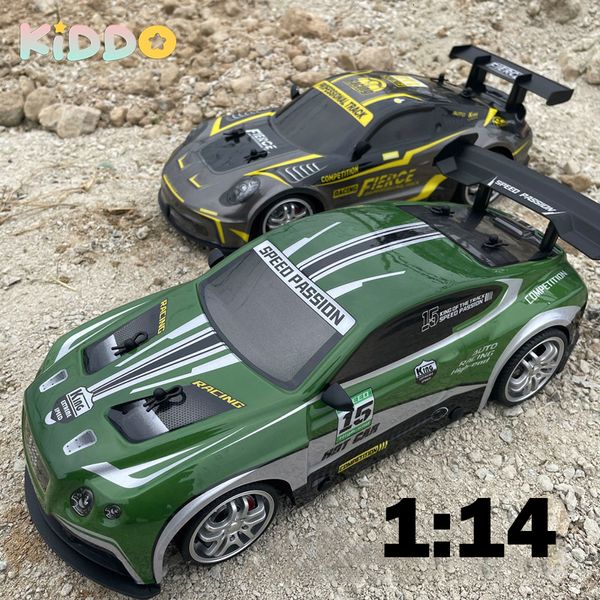 ElectricRC Car RC Car Drift Racing 1 14 RC Car Remote Control Car and Trucks High Speed RC Vechicle Sport Truck avec Light Childrens Day Gift 230705