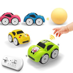 ElectricRC Coche RC Sensor inteligente Control remoto Dibujos animados Mini coche Control remoto Coche eléctrico Música inteligente Iluminación Niños Juguetes Regalo 230823