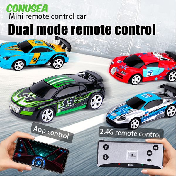 ElectricRC Car RC Racing Mini 158 Can Véhicule APP Camions télécommandés dérive électrique rc modèle Radio Contol Enfant Jouet garçons Cadeau 230808