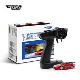 ElectricRC Car Turbo Racing 1 76 RC Sports Car C71 Limited Edition Classic Edition met 3 kleuren Mini Volledige Proportionele RTR Kit Car Toys 230729