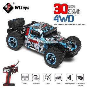 ElectricRC Car WLtoys 284161 284010 128 RC Car 24G Avec LED Lumières Télécommande 4WD 30KMH Haute Vitesse Voiture De Course Jouets pour Garçon 230729