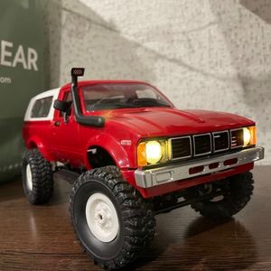 ElectricRC Car WPL CAR C24 Remote Control Car Crawler Offroad Car Buggy 1 16 4WD DIT Full Scale Simulation Vehicle C24 230906