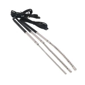 Électro Stimulation pénis Plug dilatateur améliorant le son urétral Estim urètre cathéter mâle masturbateur BDSM Play 240102